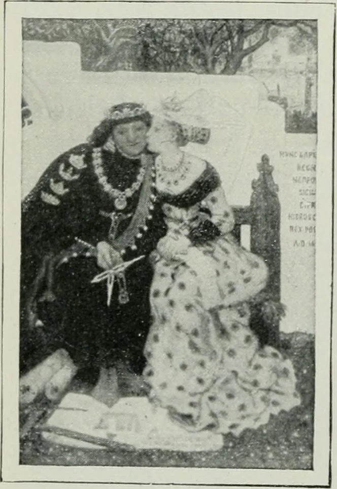 An illustration from Geschichte der Kunst in Grossbritannien und Irland, 1909, leaf 310