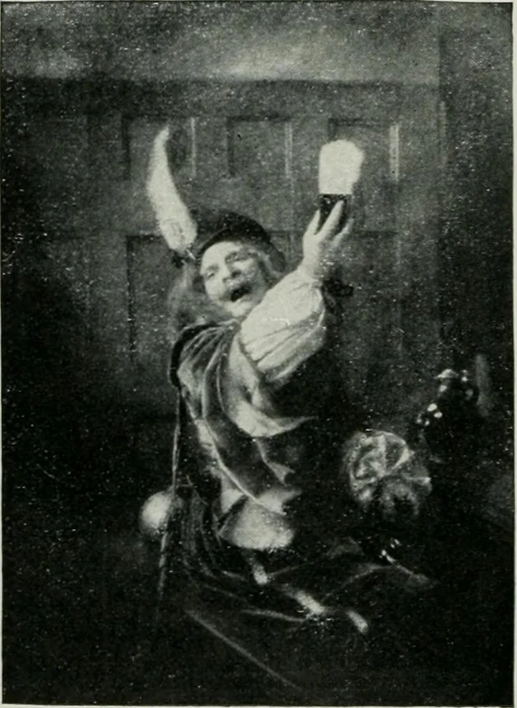 An illustration from Geschichte der Kunst in Grossbritannien und Irland, 1909, leaf 312