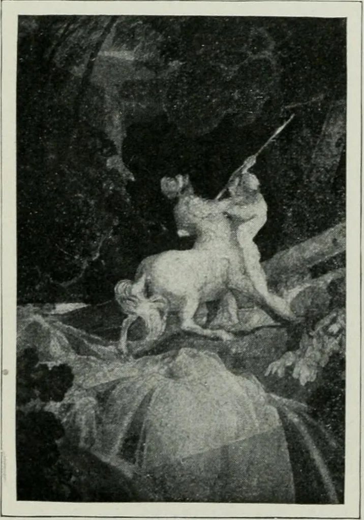 An illustration from Geschichte der Kunst in Grossbritannien und Irland, 1909, leaf 316
