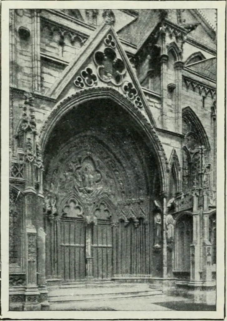 An illustration from Geschichte der Kunst in Grossbritannien und Irland, 1909, leaf 323