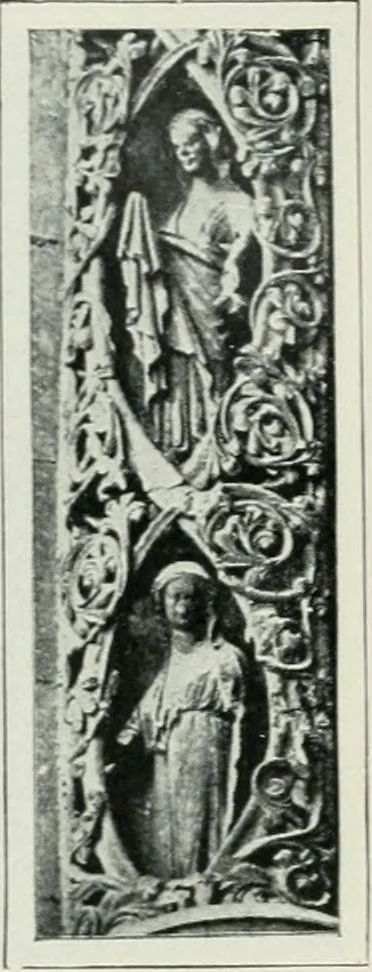 An illustration from Geschichte der Kunst in Grossbritannien und Irland, 1909, leaf 325
