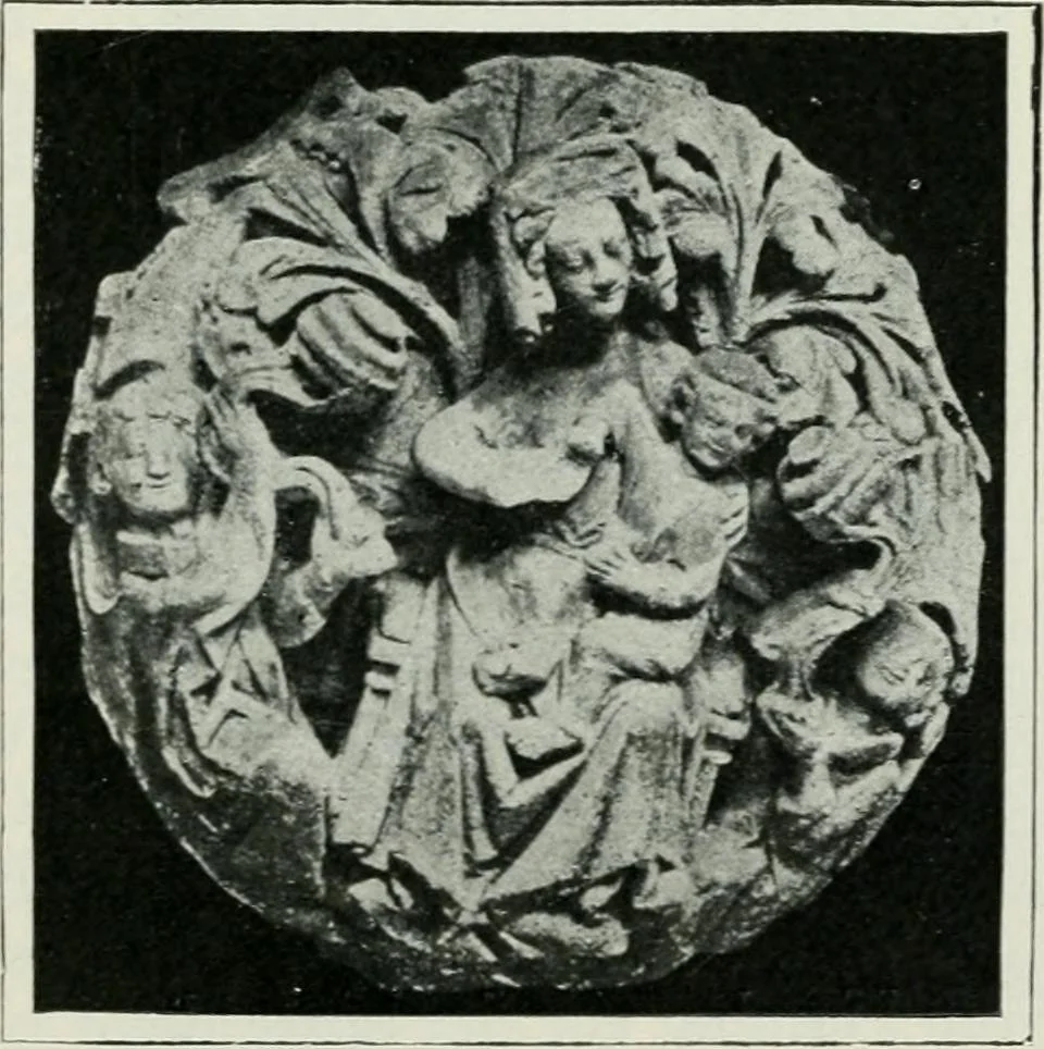 An illustration from Geschichte der Kunst in Grossbritannien und Irland, 1909, leaf 325