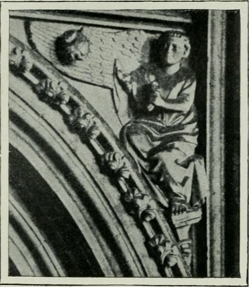 An illustration from Geschichte der Kunst in Grossbritannien und Irland, 1909, leaf 326