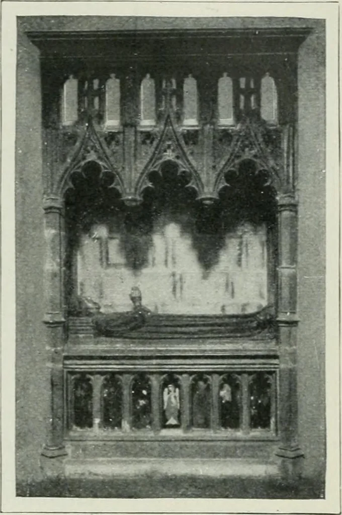 An illustration from Geschichte der Kunst in Grossbritannien und Irland, 1909, leaf 329