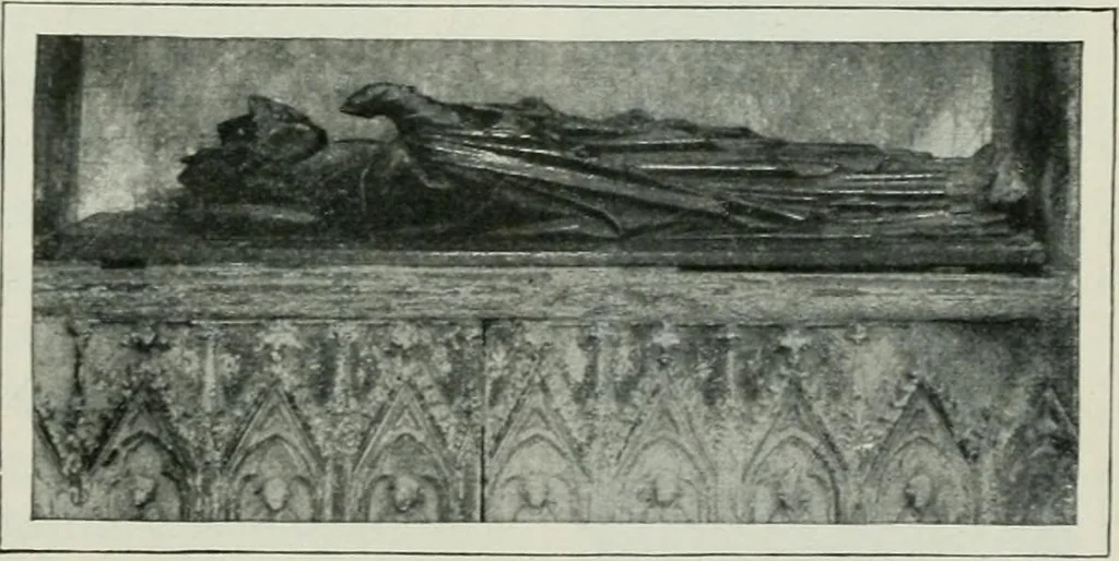 An illustration from Geschichte der Kunst in Grossbritannien und Irland, 1909, leaf 329