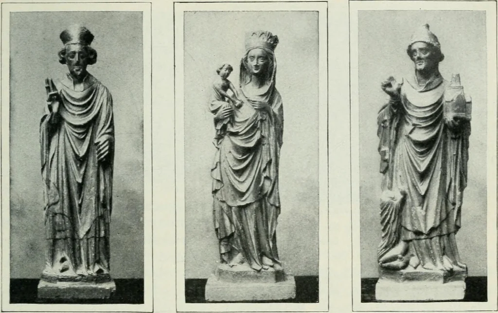 An illustration from Geschichte der Kunst in Grossbritannien und Irland, 1909, leaf 331