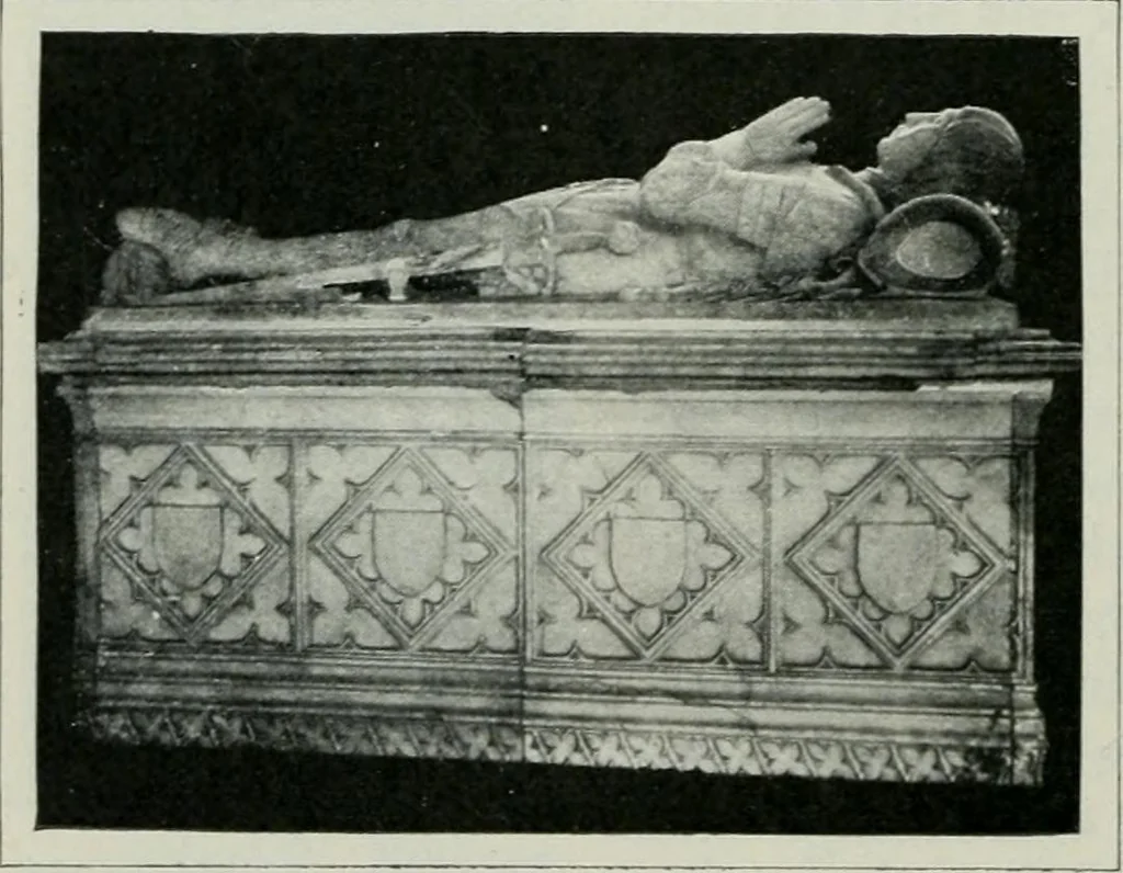 An illustration from Geschichte der Kunst in Grossbritannien und Irland, 1909, leaf 332