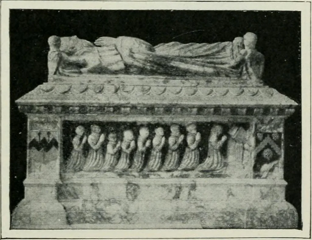 An illustration from Geschichte der Kunst in Grossbritannien und Irland, 1909, leaf 333