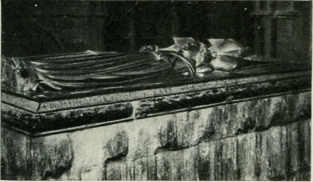 An illustration from Geschichte der Kunst in Grossbritannien und Irland, 1909, leaf 335