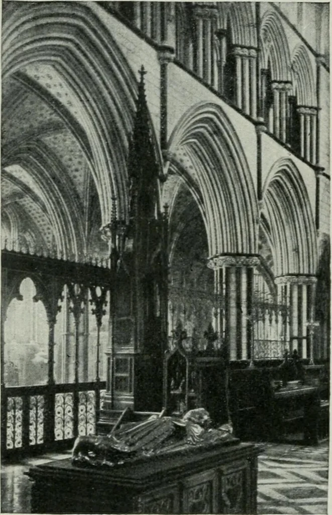 An illustration from Geschichte der Kunst in Grossbritannien und Irland, 1909, leaf 336