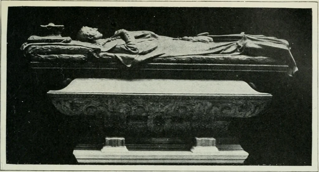 An illustration from Geschichte der Kunst in Grossbritannien und Irland, 1909, leaf 337