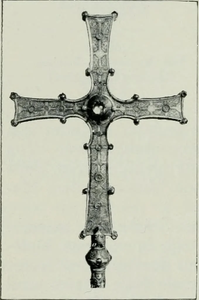 An illustration from Geschichte der Kunst in Grossbritannien und Irland, 1909, leaf 34