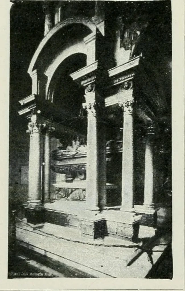 An illustration from Geschichte der Kunst in Grossbritannien und Irland, 1909, leaf 343