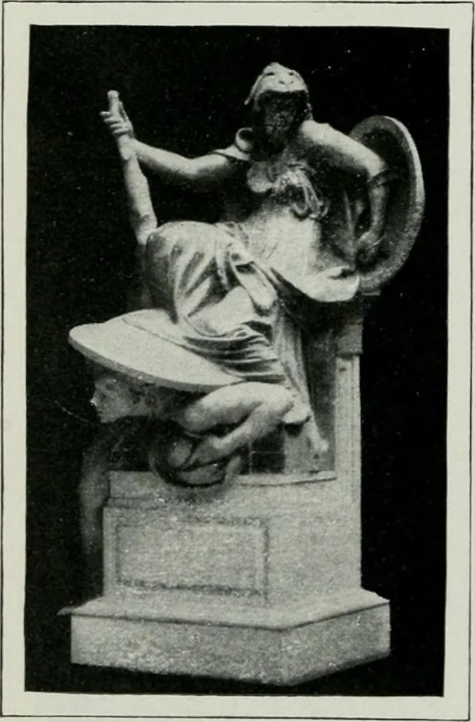 An illustration from Geschichte der Kunst in Grossbritannien und Irland, 1909, leaf 344
