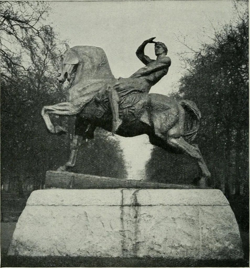 An illustration from Geschichte der Kunst in Grossbritannien und Irland, 1909, leaf 346