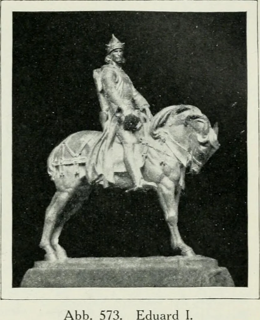 An illustration from Geschichte der Kunst in Grossbritannien und Irland, 1909, leaf 351