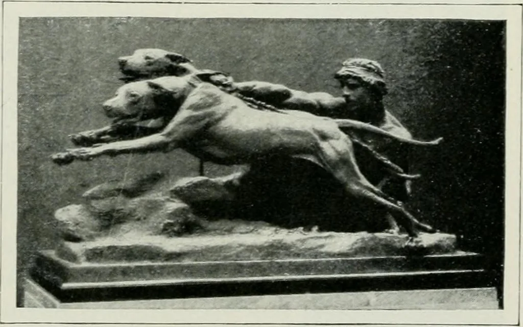 An illustration from Geschichte der Kunst in Grossbritannien und Irland, 1909, leaf 353