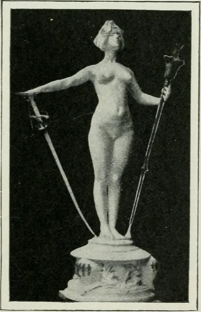 An illustration from Geschichte der Kunst in Grossbritannien und Irland, 1909, leaf 357