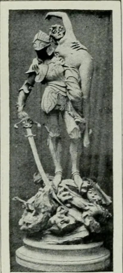 An illustration from Geschichte der Kunst in Grossbritannien und Irland, 1909, leaf 358