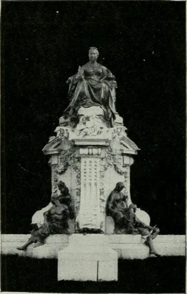 An illustration from Geschichte der Kunst in Grossbritannien und Irland, 1909, leaf 358