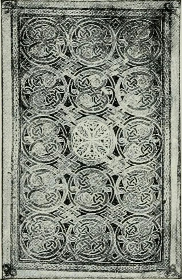 An illustration from Geschichte der Kunst in Grossbritannien und Irland, 1909, leaf 36