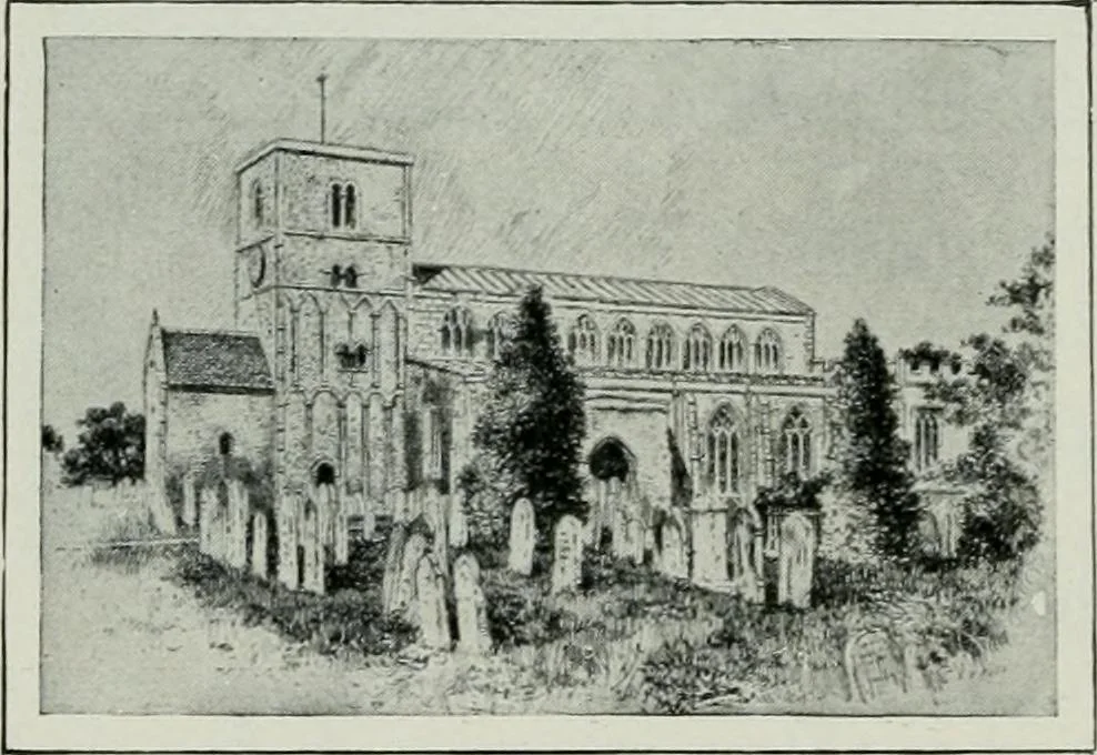 An illustration from Geschichte der Kunst in Grossbritannien und Irland, 1909, leaf 40
