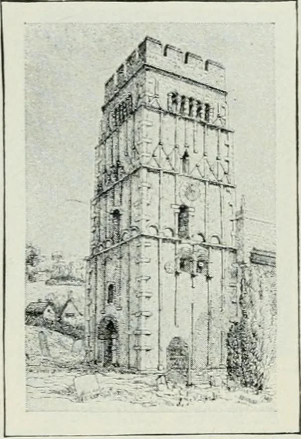 An illustration from Geschichte der Kunst in Grossbritannien und Irland, 1909, leaf 41