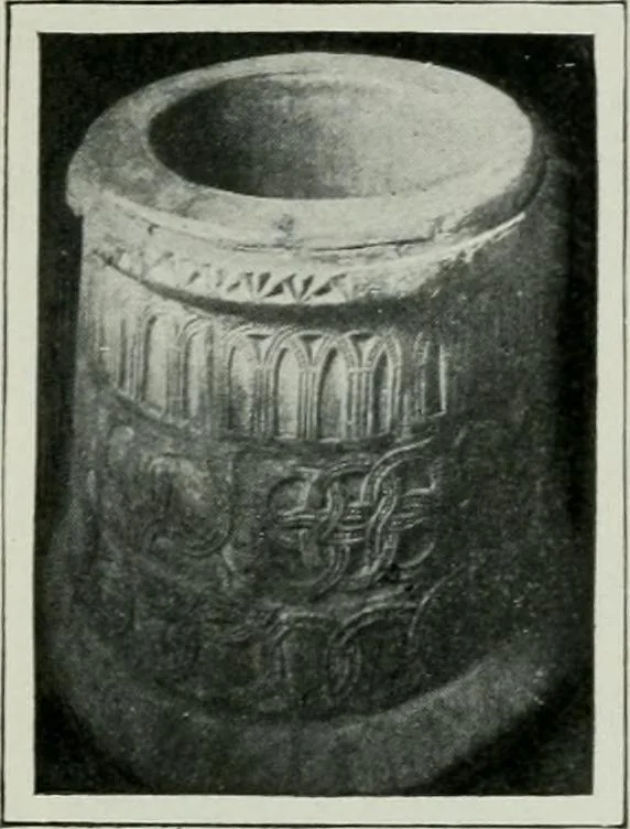 An illustration from Geschichte der Kunst in Grossbritannien und Irland, 1909, leaf 42