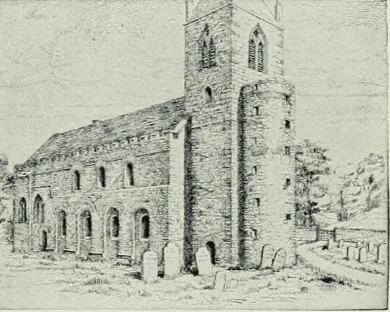 An illustration from Geschichte der Kunst in Grossbritannien und Irland, 1909, leaf 43