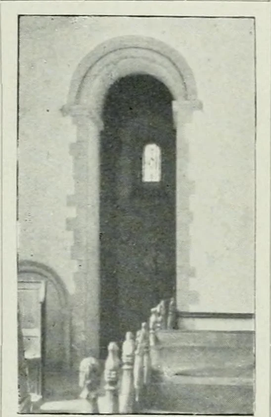 An illustration from Geschichte der Kunst in Grossbritannien und Irland, 1909, leaf 45