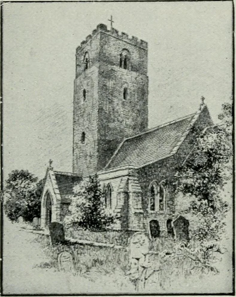 An illustration from Geschichte der Kunst in Grossbritannien und Irland, 1909, leaf 46