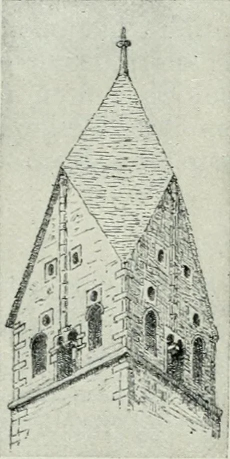 An illustration from Geschichte der Kunst in Grossbritannien und Irland, 1909, leaf 47