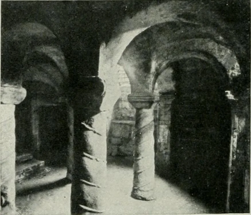 An illustration from Geschichte der Kunst in Grossbritannien und Irland, 1909, leaf 48