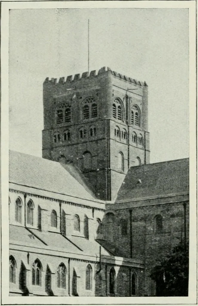 An illustration from Geschichte der Kunst in Grossbritannien und Irland, 1909, leaf 51
