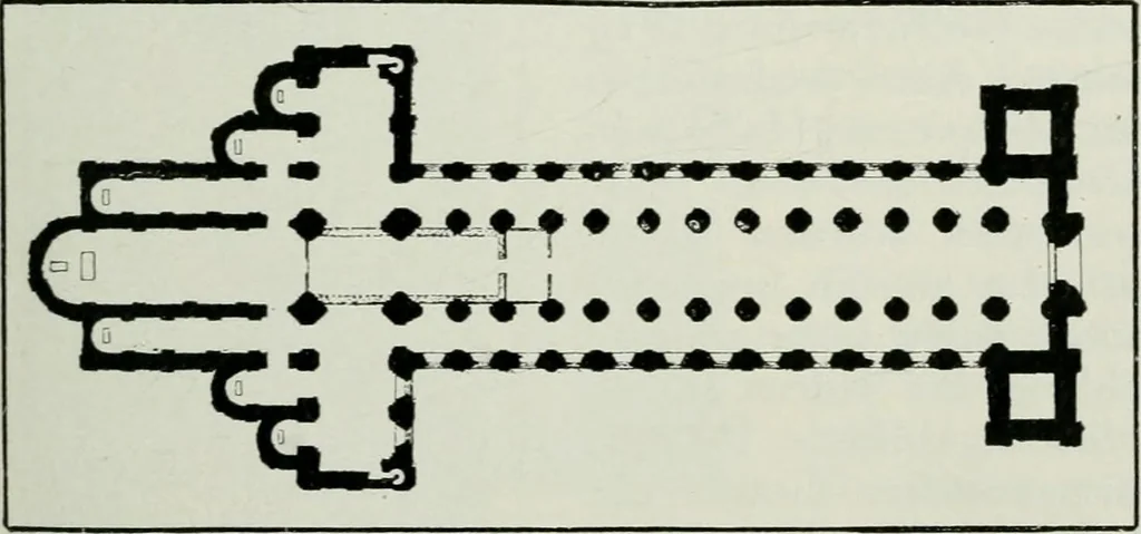 An illustration from Geschichte der Kunst in Grossbritannien und Irland, 1909, leaf 51