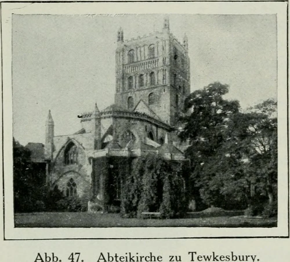 An illustration from Geschichte der Kunst in Grossbritannien und Irland, 1909, leaf 54