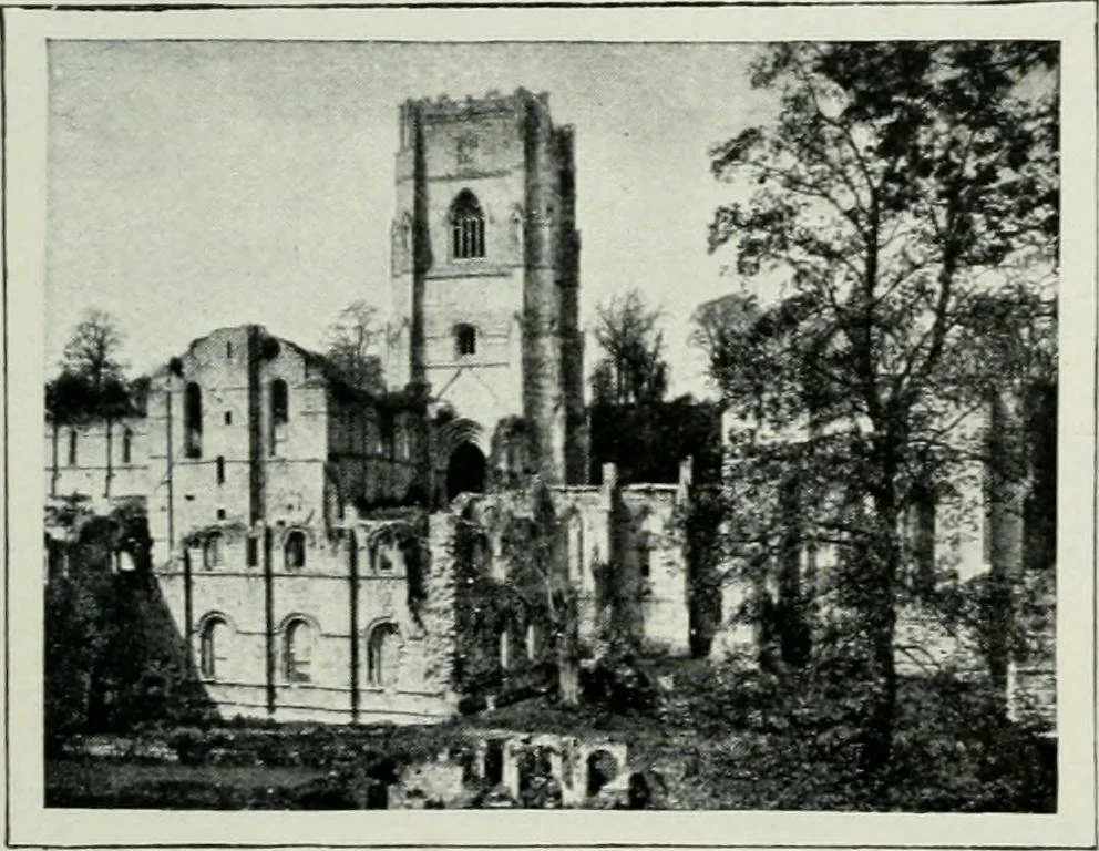 An illustration from Geschichte der Kunst in Grossbritannien und Irland, 1909, leaf 55