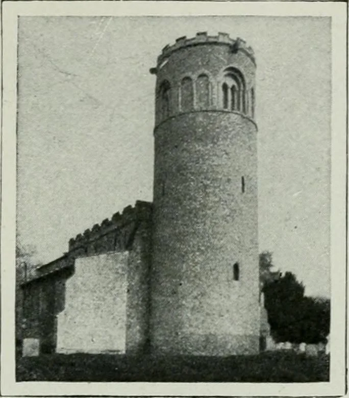 An illustration from Geschichte der Kunst in Grossbritannien und Irland, 1909, leaf 56