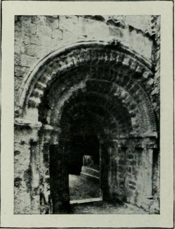 An illustration from Geschichte der Kunst in Grossbritannien und Irland, 1909, leaf 56