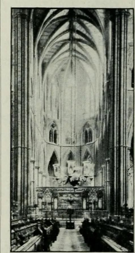 An illustration from Geschichte der Kunst in Grossbritannien und Irland, 1909, leaf 62