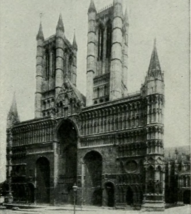 An illustration from Geschichte der Kunst in Grossbritannien und Irland, 1909, leaf 64