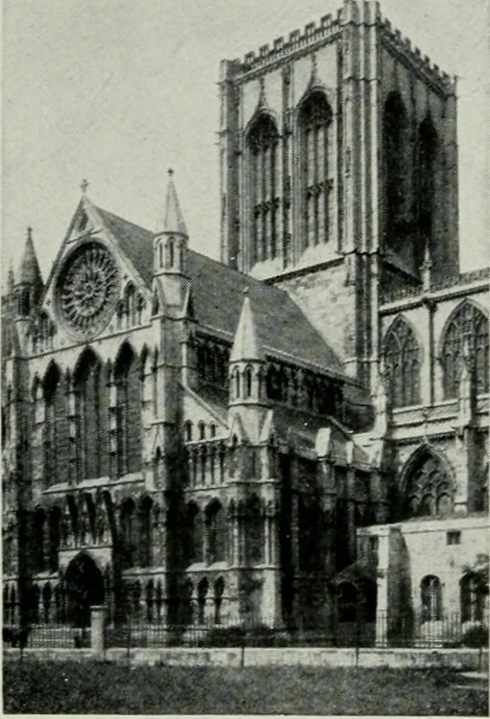 An illustration from Geschichte der Kunst in Grossbritannien und Irland, 1909, leaf 66