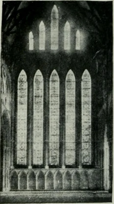 An illustration from Geschichte der Kunst in Grossbritannien und Irland, 1909, leaf 66