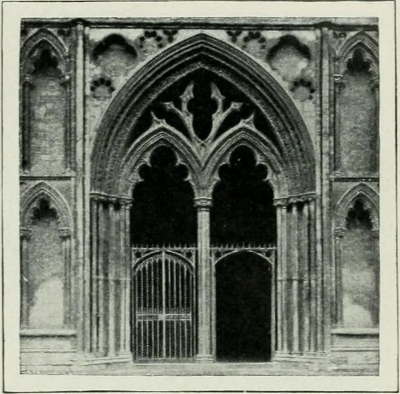 An illustration from Geschichte der Kunst in Grossbritannien und Irland, 1909, leaf 67