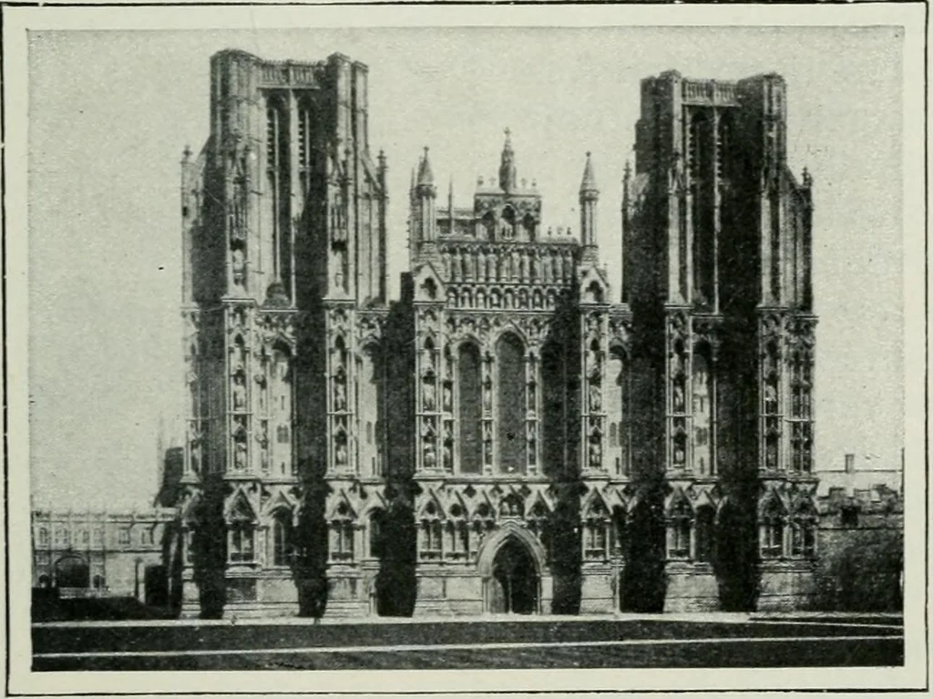 An illustration from Geschichte der Kunst in Grossbritannien und Irland, 1909, leaf 67