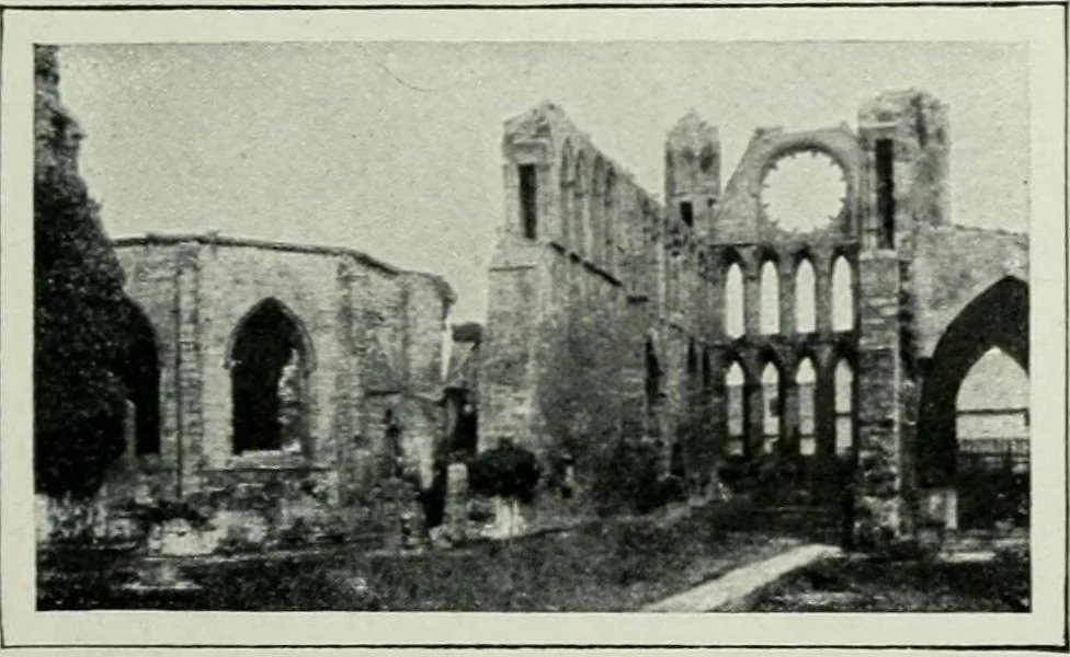 An illustration from Geschichte der Kunst in Grossbritannien und Irland, 1909, leaf 69