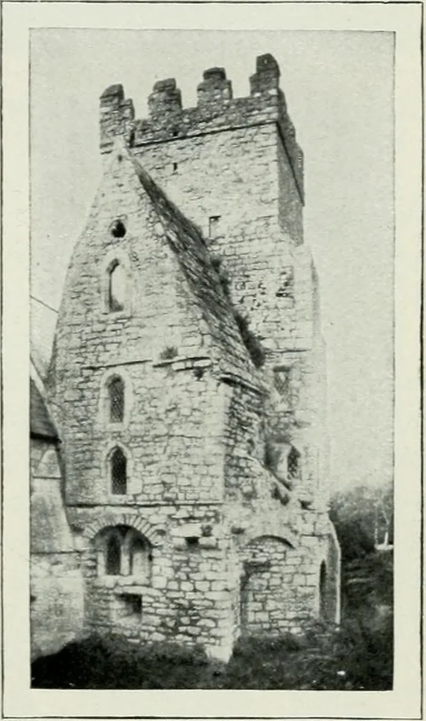 An illustration from Geschichte der Kunst in Grossbritannien und Irland, 1909, leaf 71