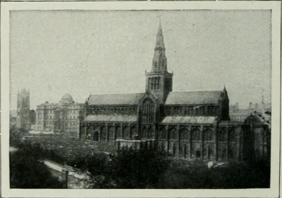 An illustration from Geschichte der Kunst in Grossbritannien und Irland, 1909, leaf 72