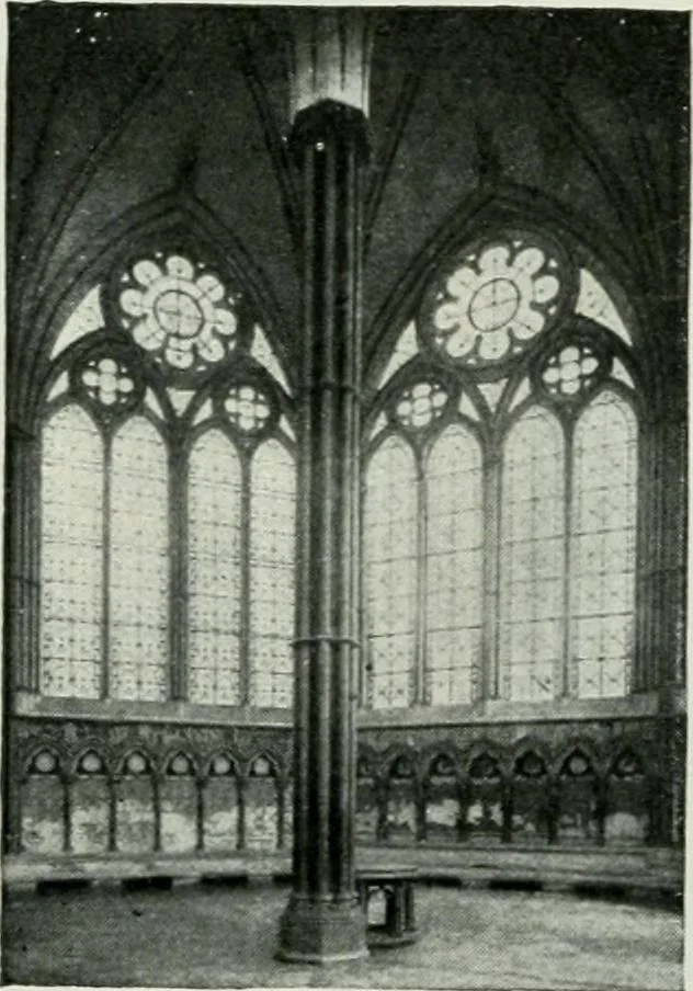 An illustration from Geschichte der Kunst in Grossbritannien und Irland, 1909, leaf 75