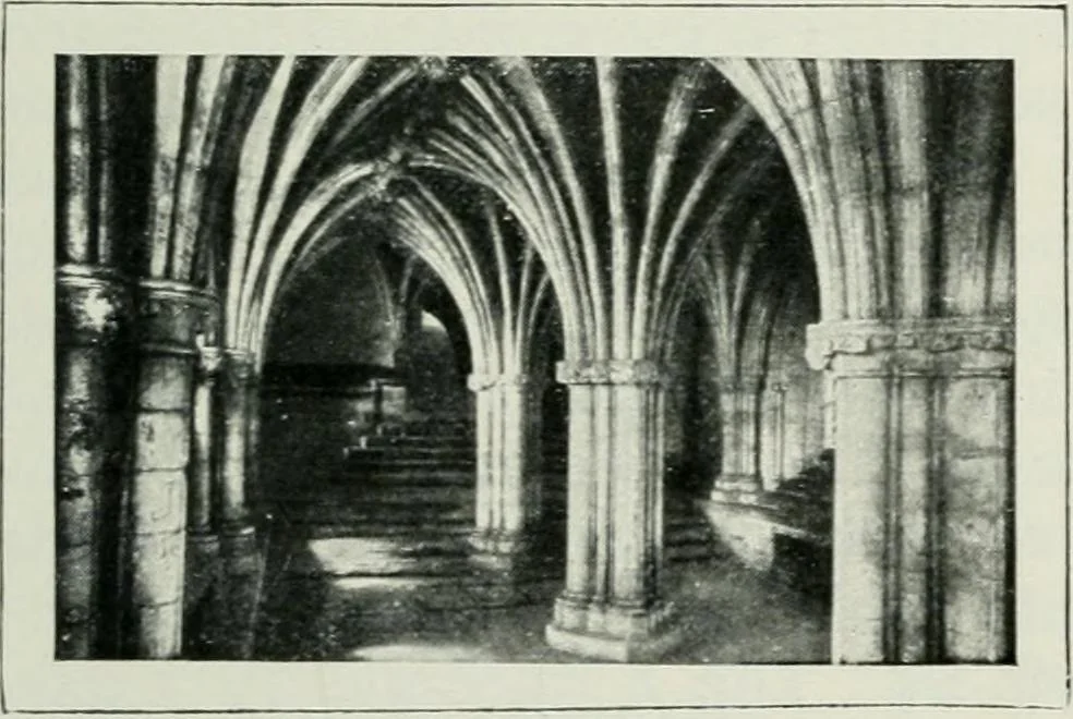 An illustration from Geschichte der Kunst in Grossbritannien und Irland, 1909, leaf 77